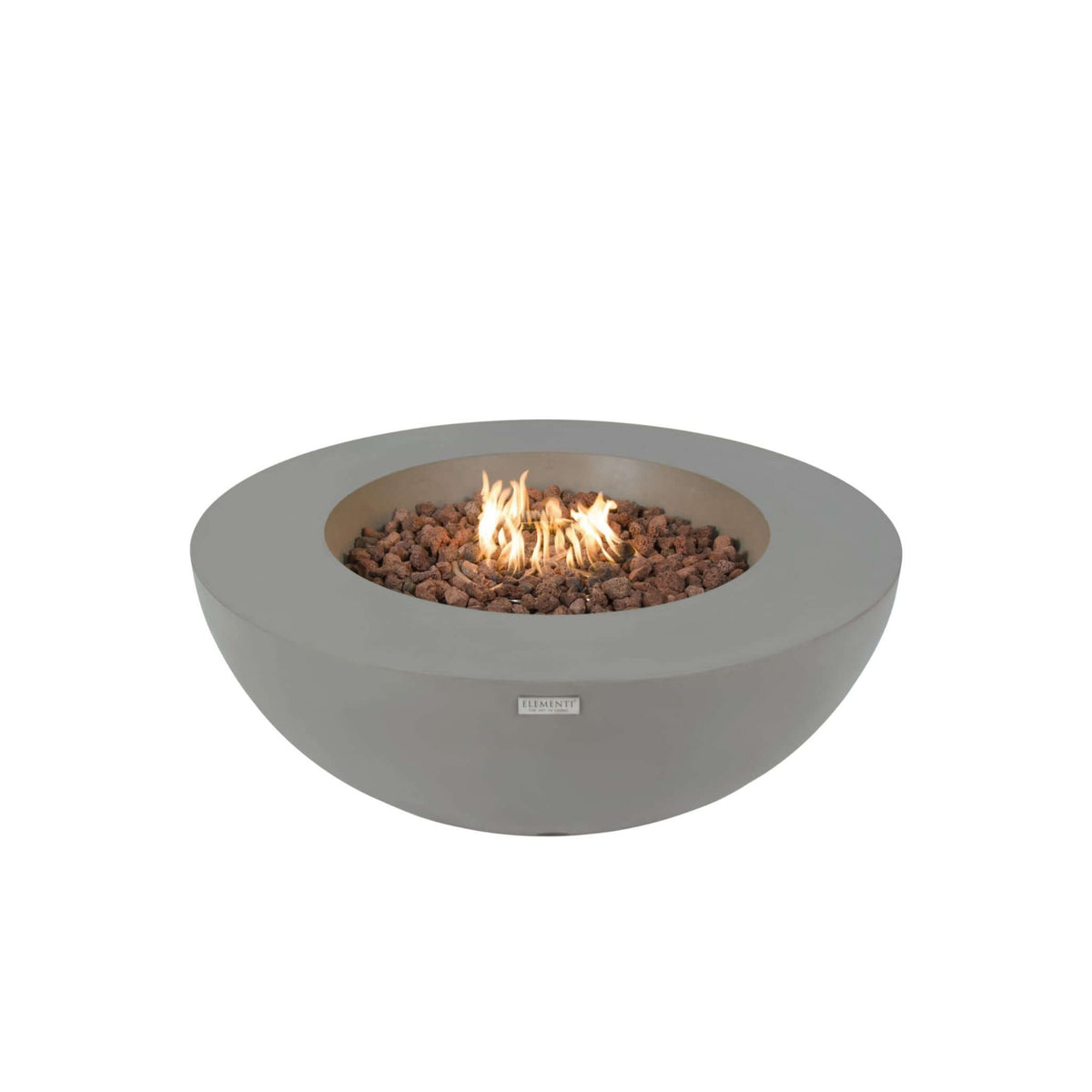 Elementi Lunar Bowl Fire Table-Natural Gas