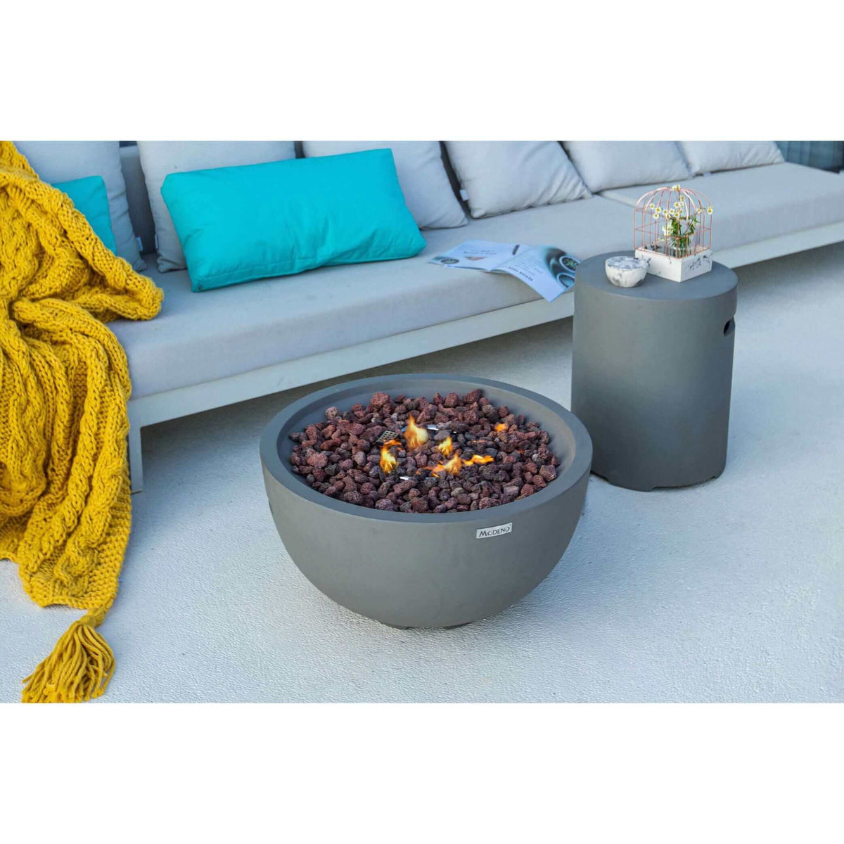 Elementi Modeno Nantucket Fire Bowl-Liquid Propane