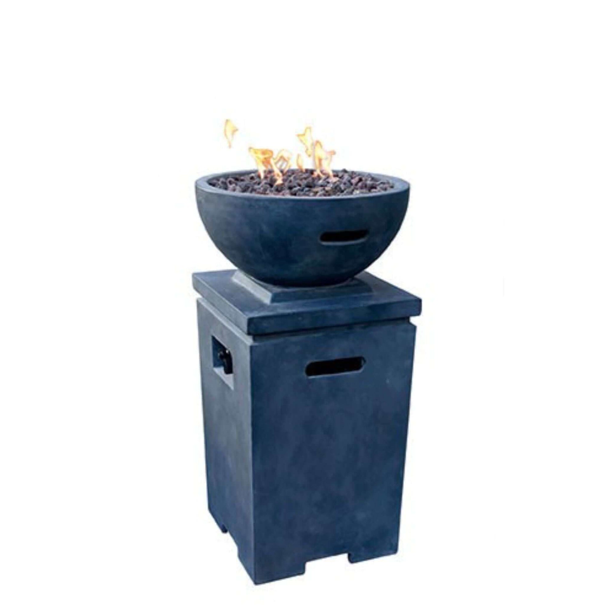 Elementi Modeno Exeter Column Fire Pit-Natural Gas