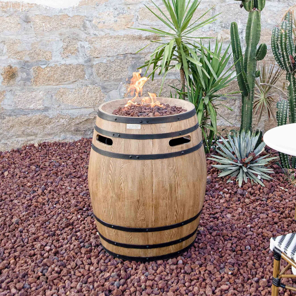 Elementi Napa Barrel Fire Pit-