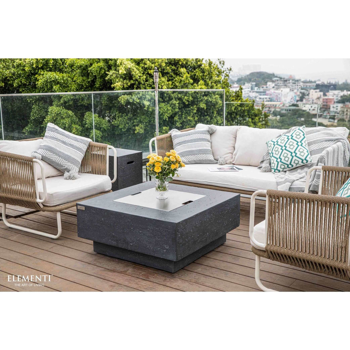 Elementi Manhattan Fire Table-