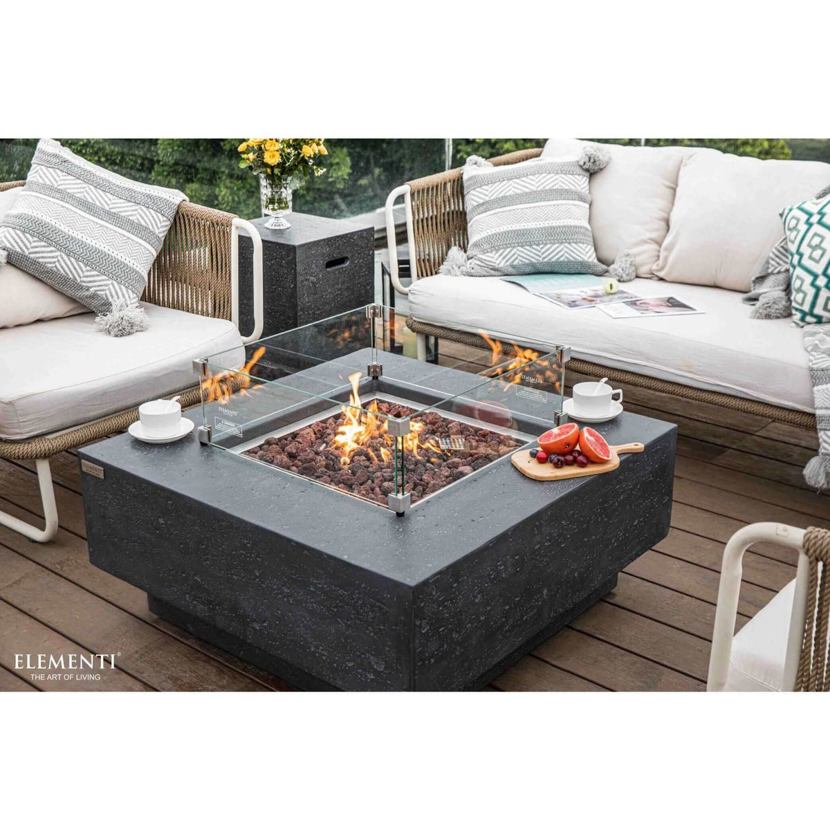 Elementi Manhattan Fire Table-