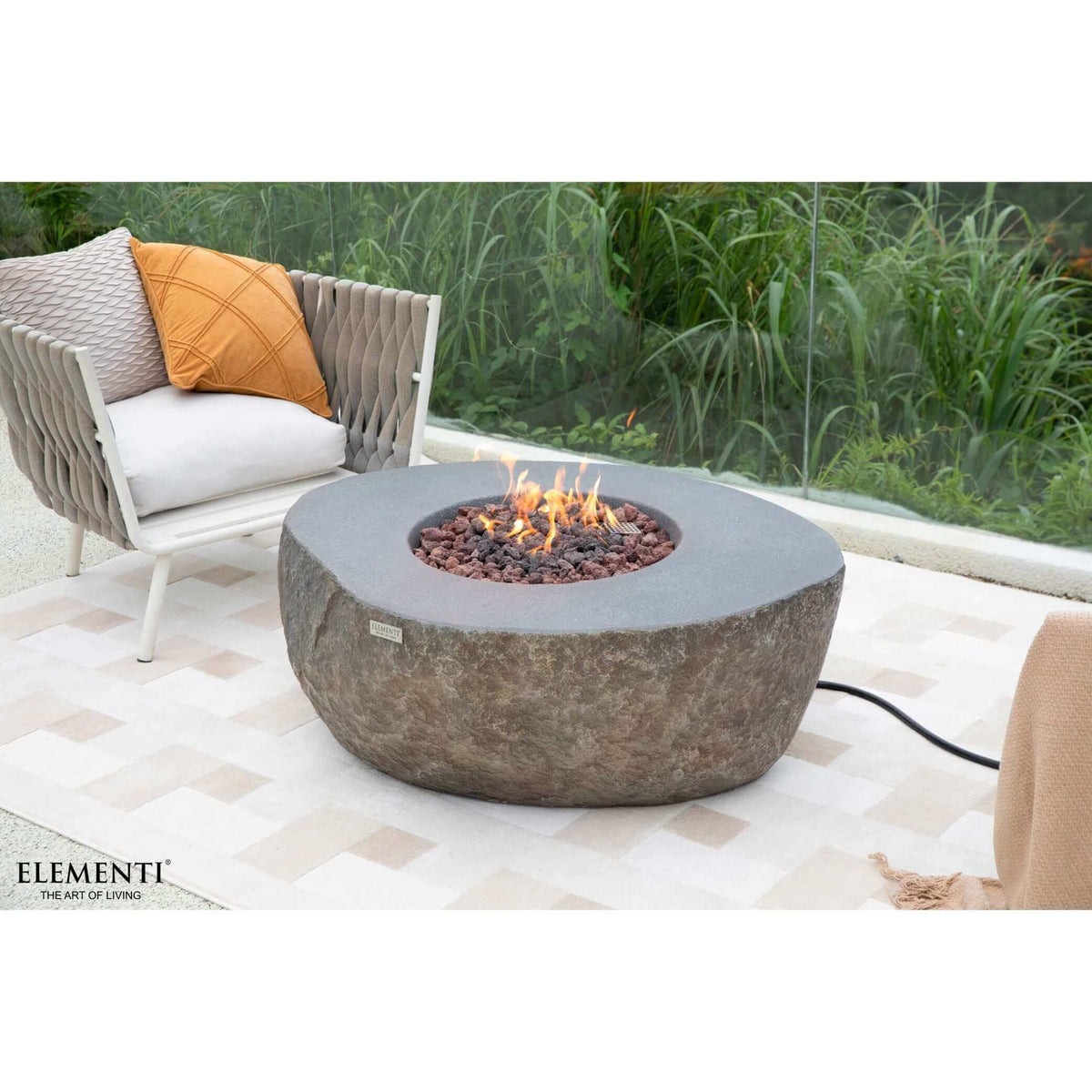 Elementi Boulder Fire Table-