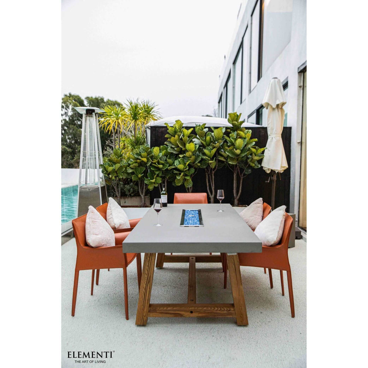 Elementi Sonoma Dining Fire Table-