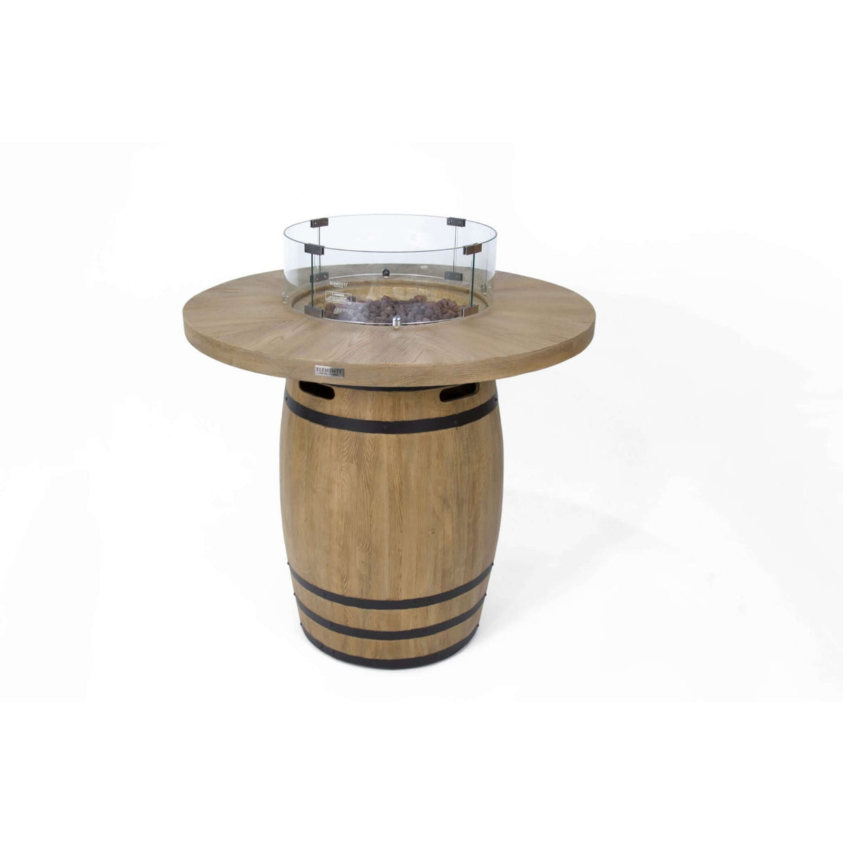 Elementi Lafite Barrel Fire Table-