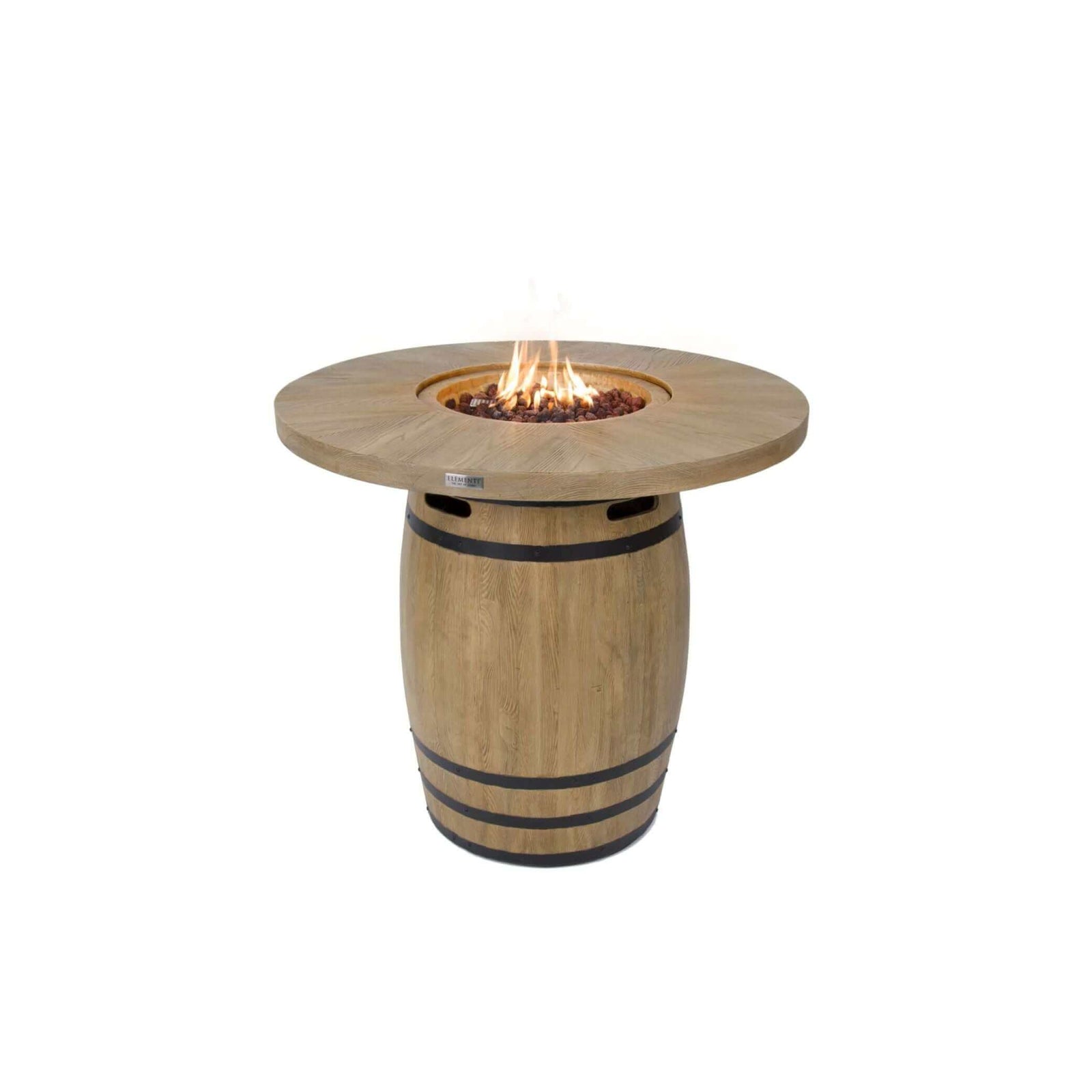 Elementi Lafite Barrel Fire Table-Natural Gas