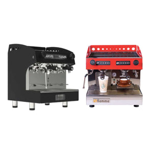 Fiamma Caravel CV Direct Water Line Series Espresso Machine-Red