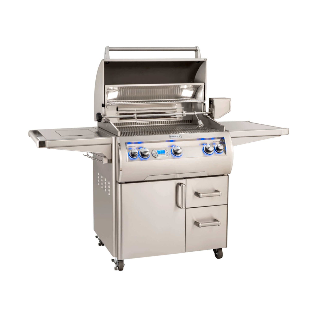 Fire Magic Echelon Diamond E660S 30" Freestanding Grill With Analog Thermometer-Natural Gas