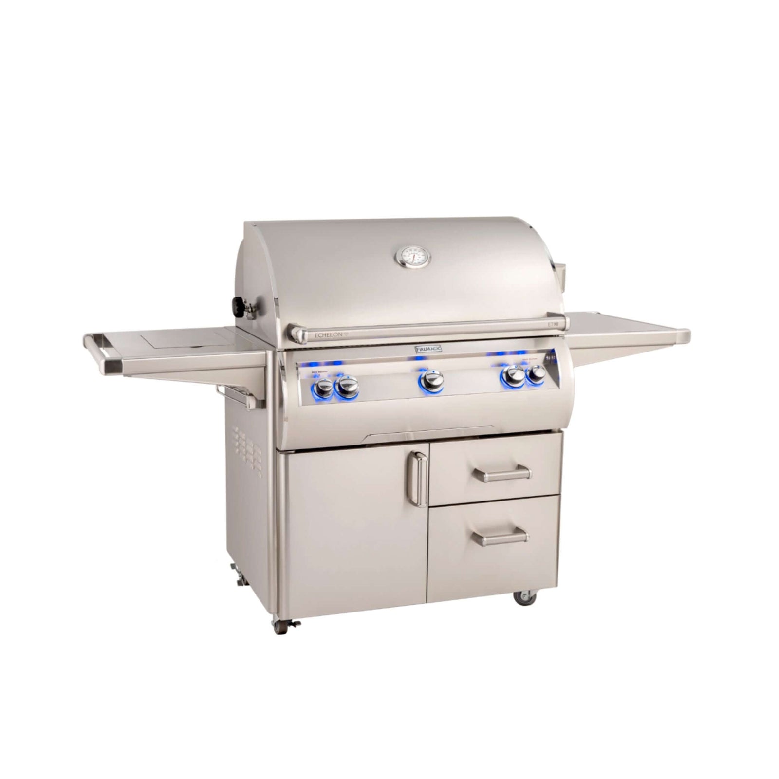 Fire Magic Echelon Diamond E790S 36" Freestanding Grill With Analog Thermometer-Natural Gas