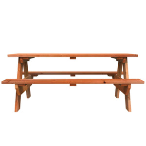 Jack and June Rectangular Adult Picnic Table-