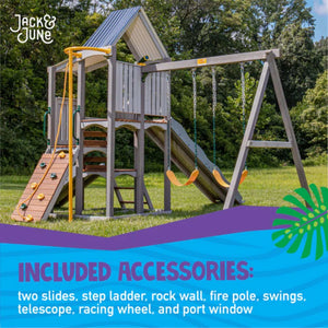 Jack and June The Haven Swing Set-