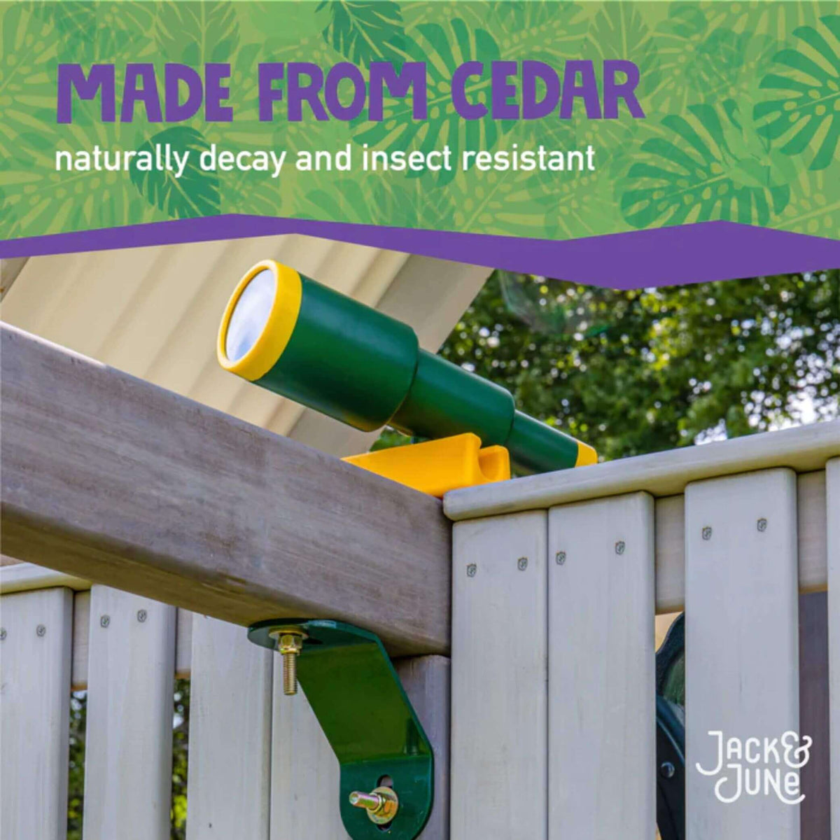 Jack and June The Haven Swing Set-