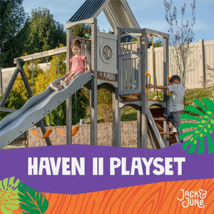 Jack and June The Haven II Swing Set-