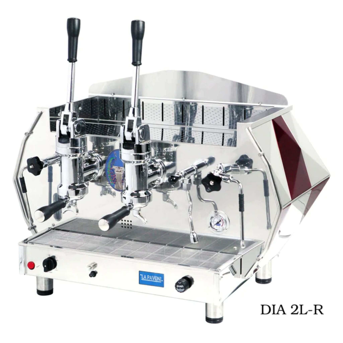 La Pavoni Diamante Series Espresso Machine-Red