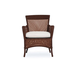 Lloyd Flanders Grand Traverse Dining Armchair-Bisque Sunloom Vinyl