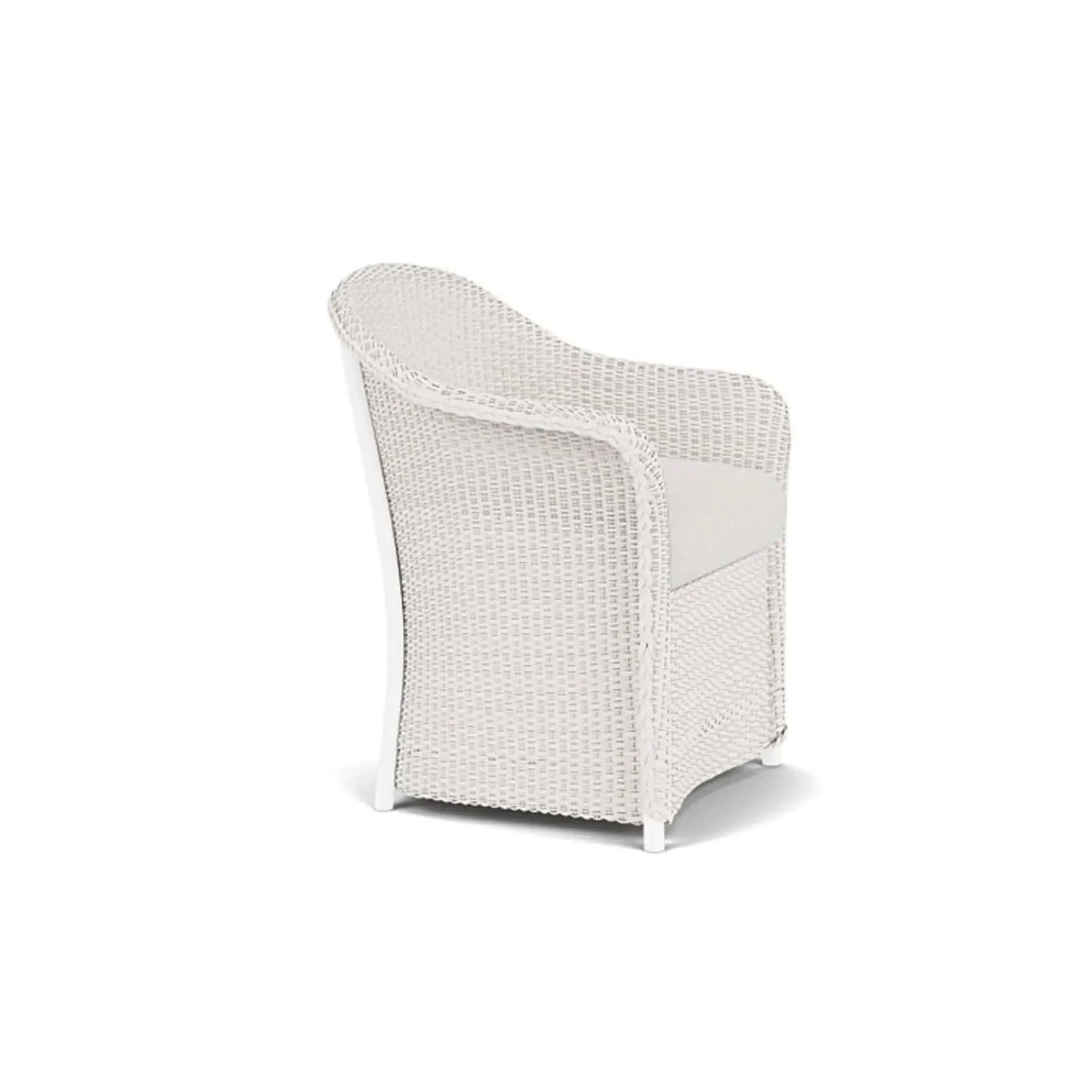 Lloyd Flanders Weekend Retreat Dining Armchair-Ivory 046
