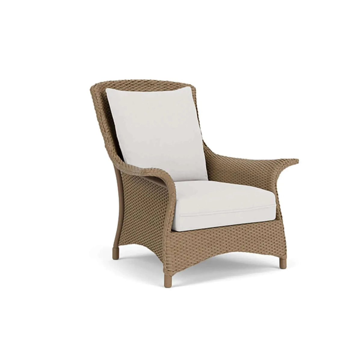 Lloyd Flanders Mandalay Lounge Chair-Ivory 046