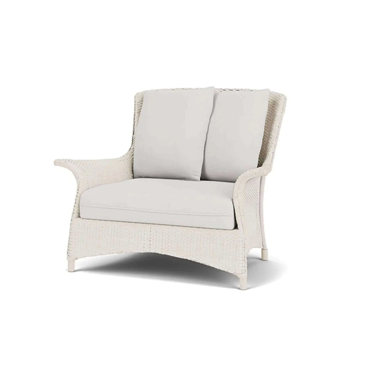 Lloyd Flanders Mandalay Chair and a Half-Antique White 071