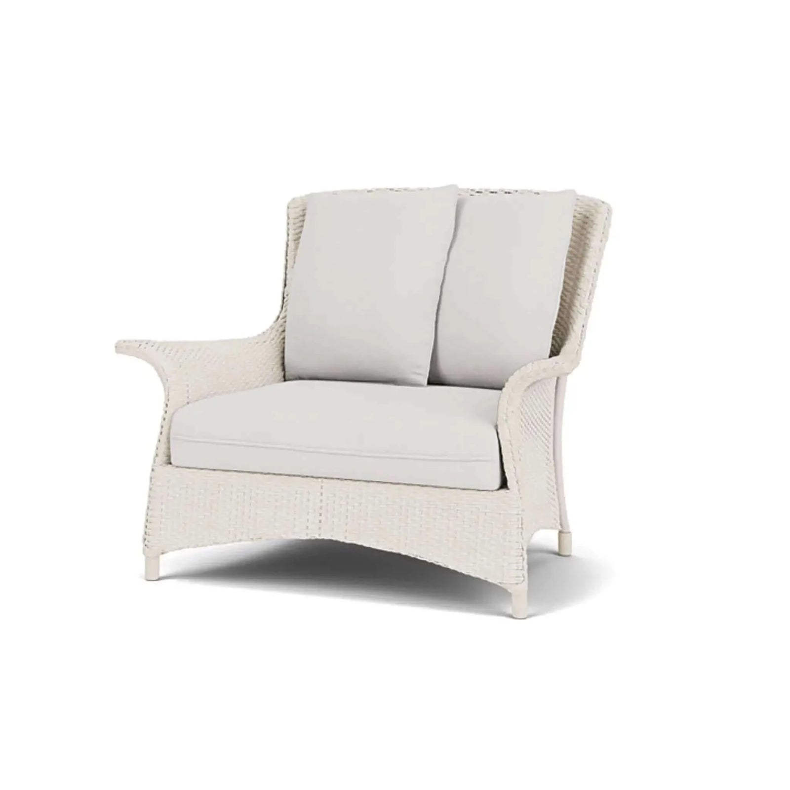 Lloyd Flanders Mandalay Chair and a Half-Antique White 071