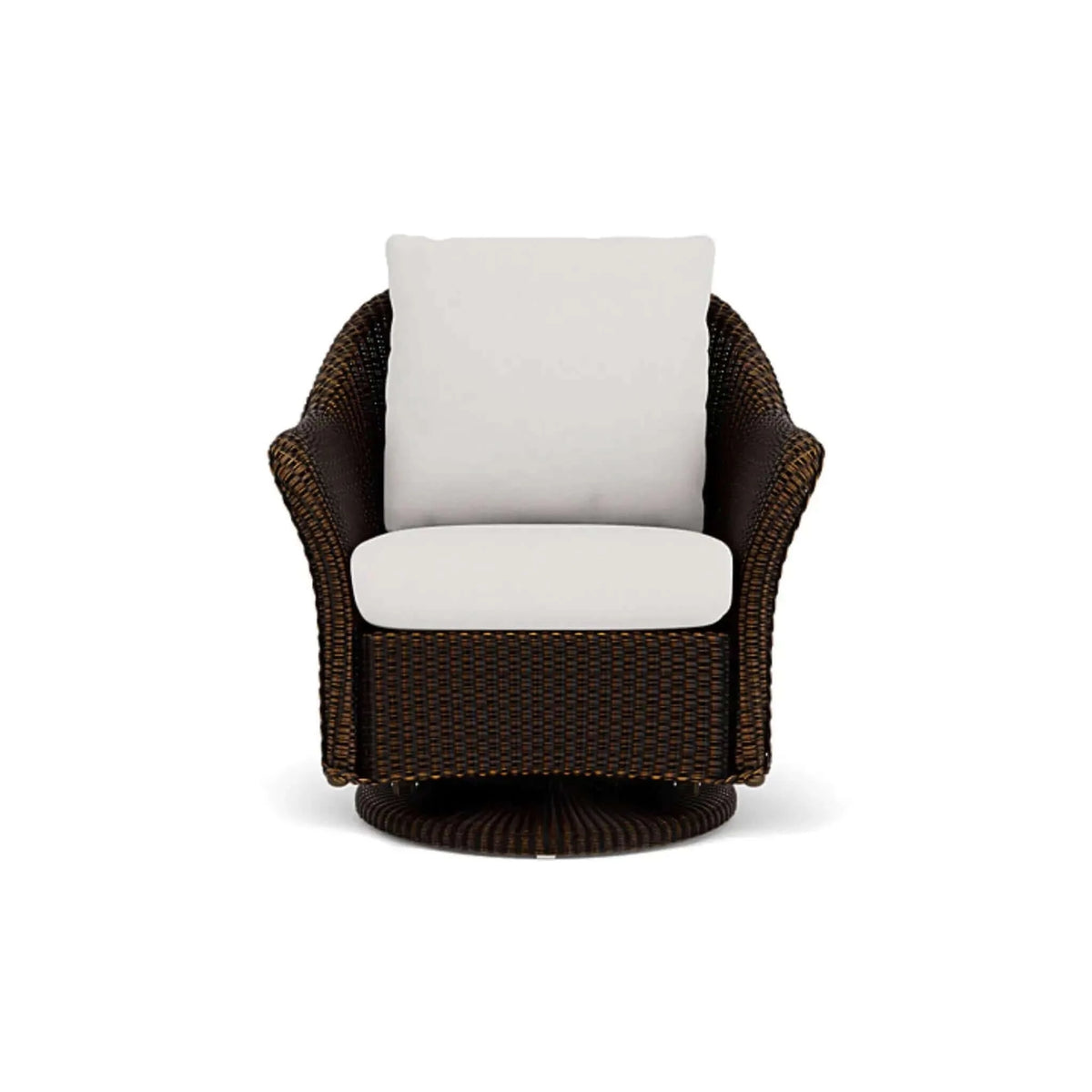 Lloyd Flanders Weekend Retreat Swivel Glider Lounge Chair-Pewter 079