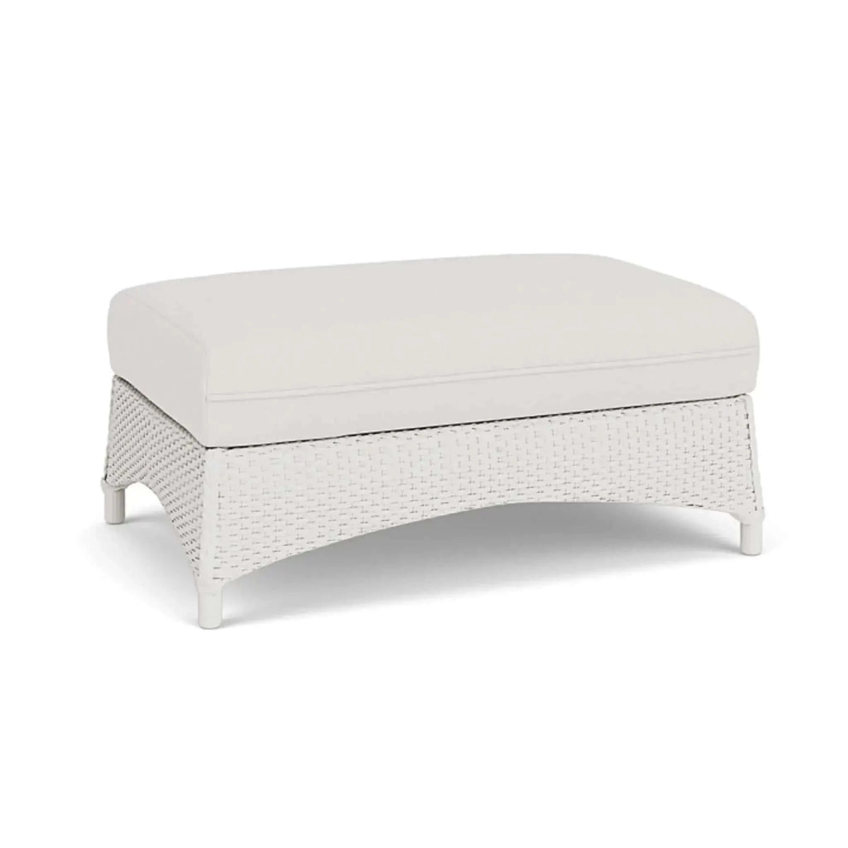 Lloyd Flanders Mandalay Large Ottoman-Pewter 079