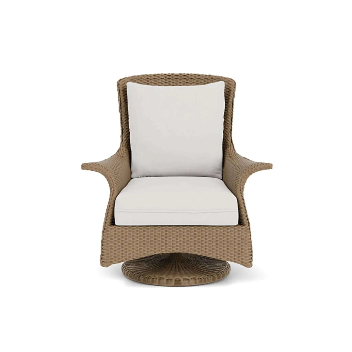 Lloyd Flanders Mandalay Swivel Rocker Lounge Chair-Linen 002