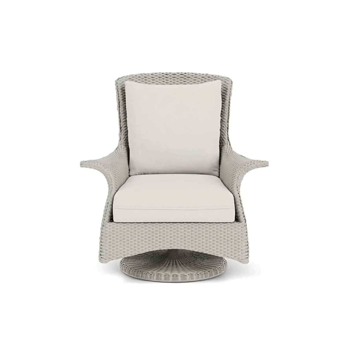 Lloyd Flanders Mandalay Swivel Rocker Lounge Chair-Terracotta 006