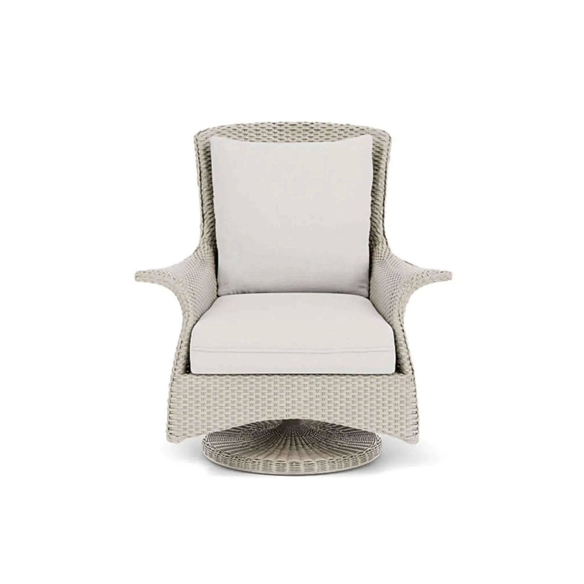 Lloyd Flanders Mandalay Swivel Rocker Lounge Chair-Peacock 044