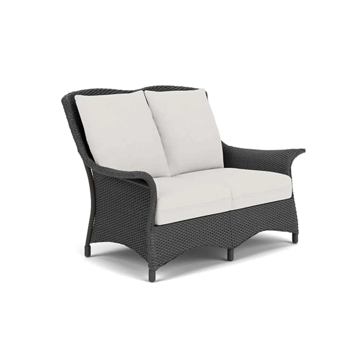 Lloyd Flanders Mandalay Loveseat-Ebony 013