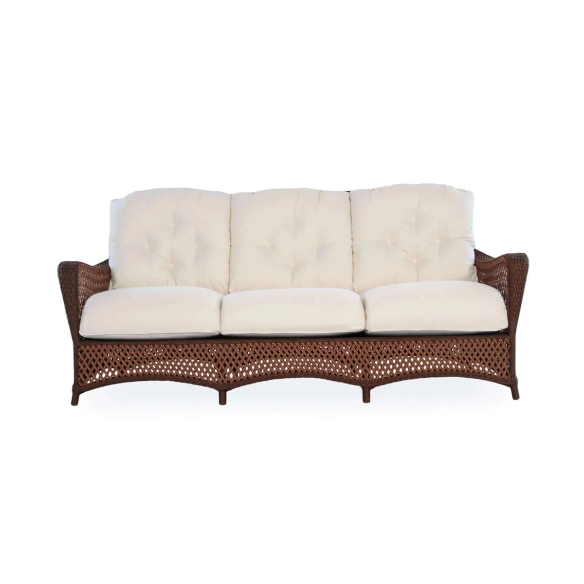 Lloyd Flanders Grand Traverse Sofa-Bisque Sunloom Vinyl