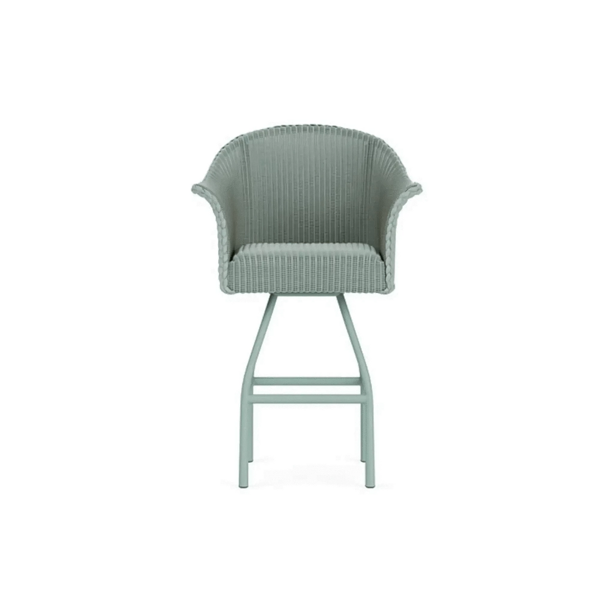 Lloyd Flanders All Seasons Swivel Bar Stool with Padded Seat