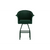 Lloyd Flanders All Seasons Swivel Bar Stool with Padded Seat