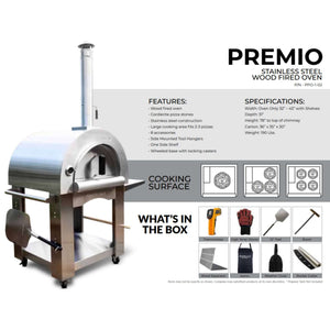 Pinnacolo Premio Wood Fired Pizza Oven-