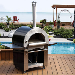 Pinnacolo Ibrido Hybrid Outdoor Pizza Oven-