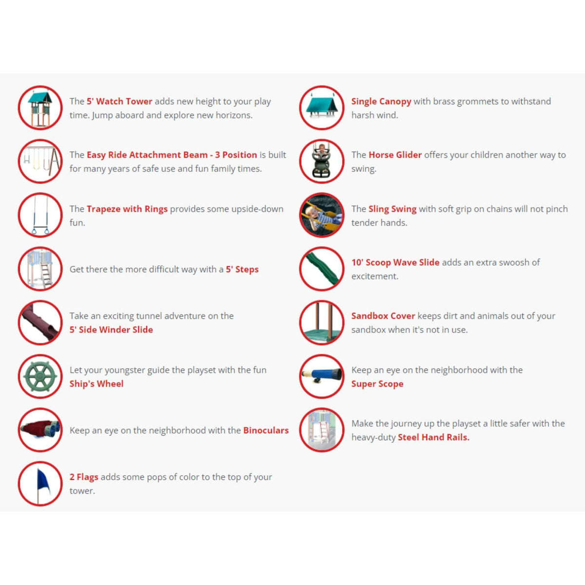 PlayMor Royal Fort Swing Set-