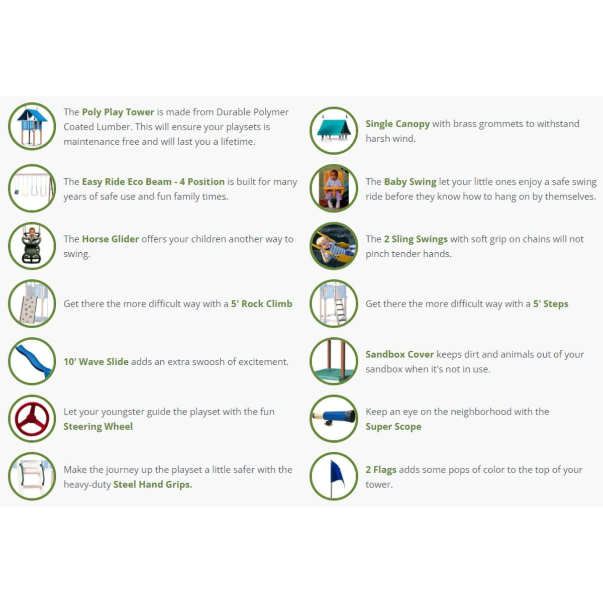 PlayMor Jolly Retreat Swing Set-