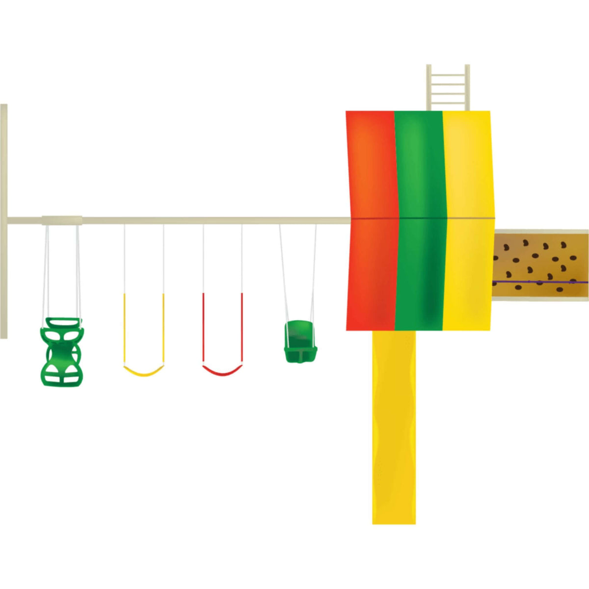 PlayMor Jolly Retreat Swing Set-