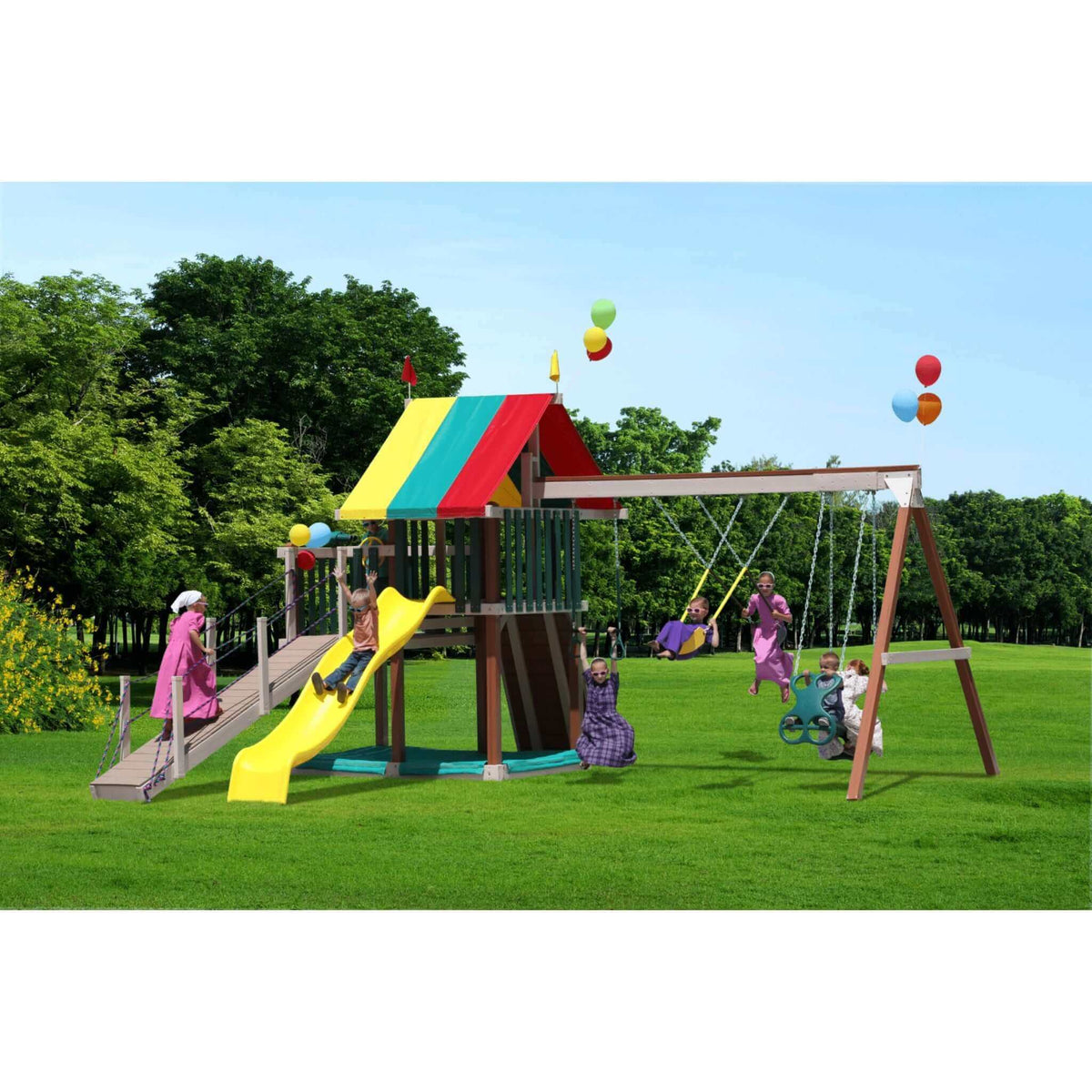 PlayMor Golden Retreat Swing Set-Default Title