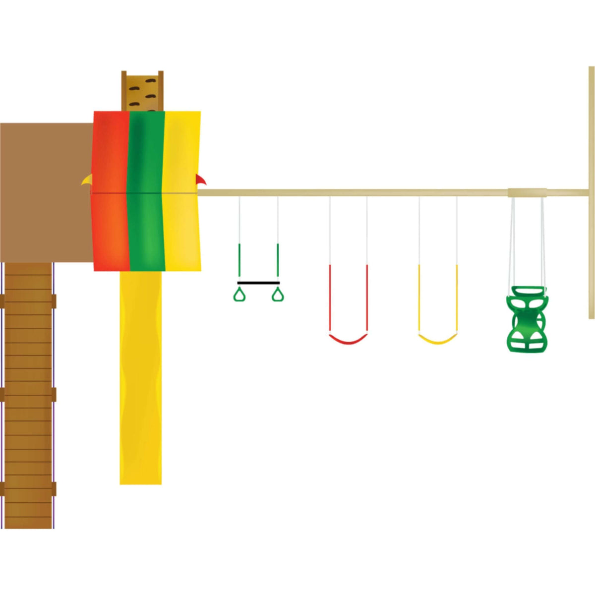 PlayMor Golden Retreat Swing Set-