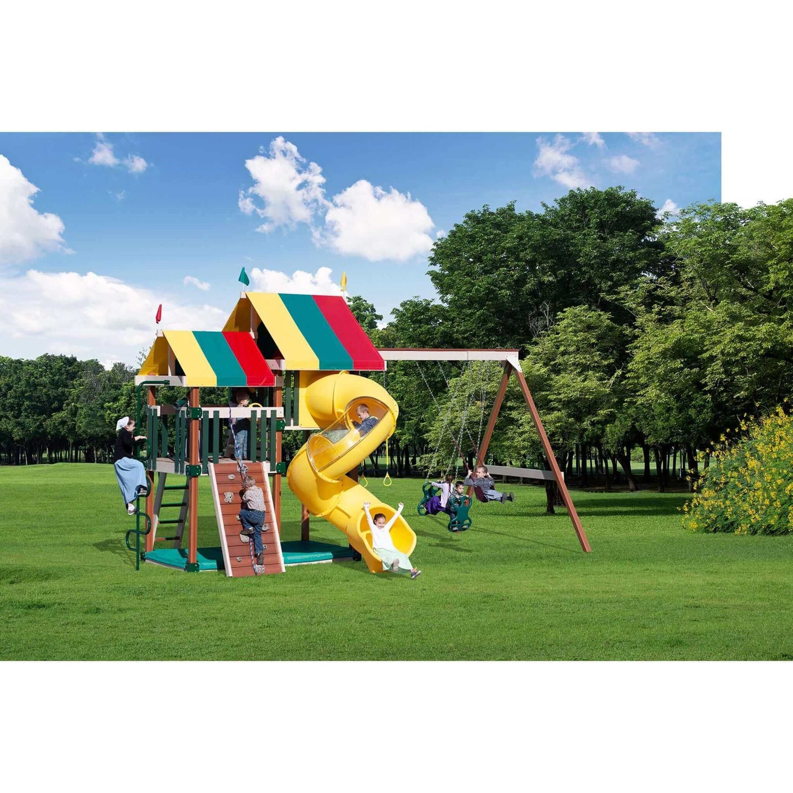 Children Set PlayMor Dizzy Delight Swing Set-Default Title