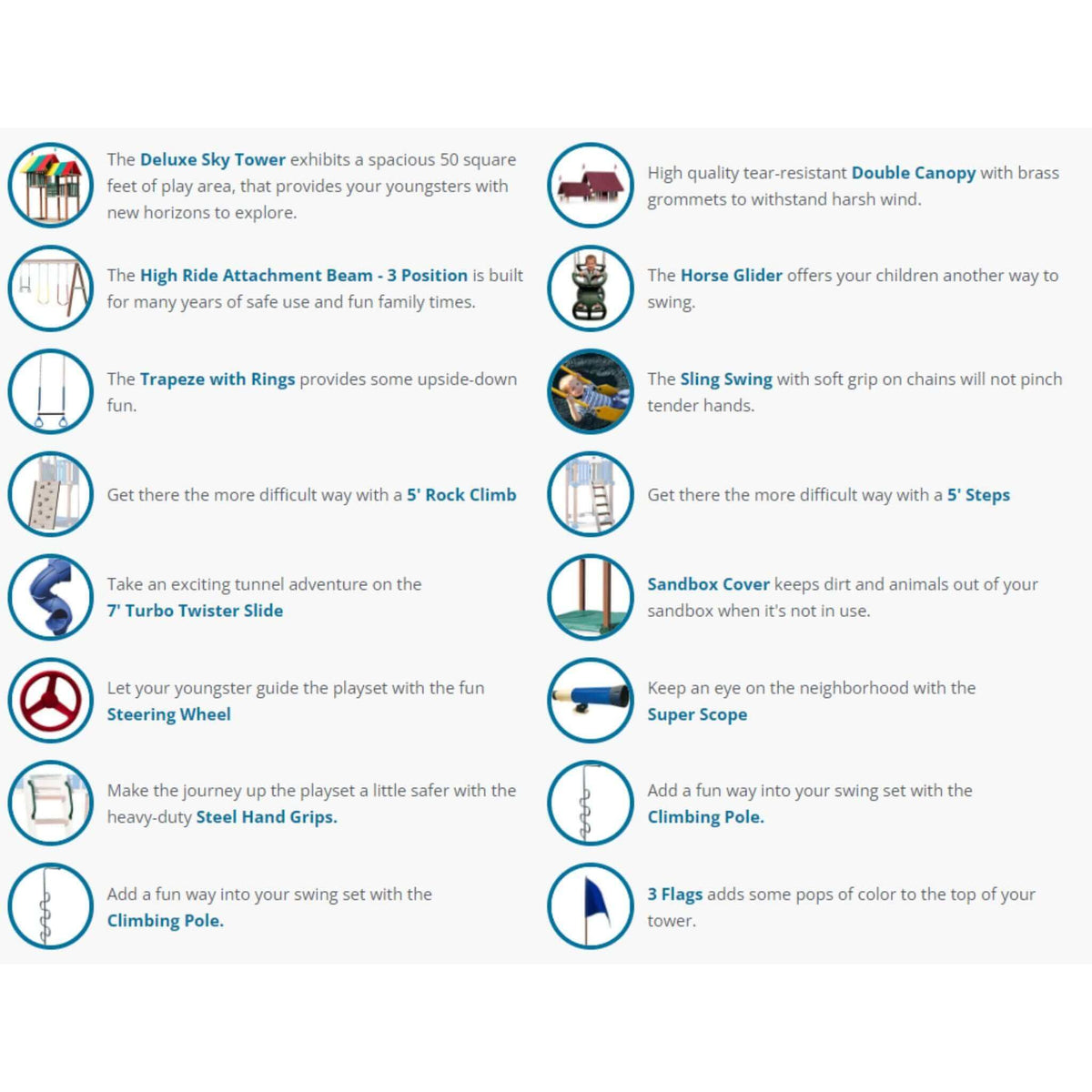 PlayMor Dizzy Delight Swing Set-