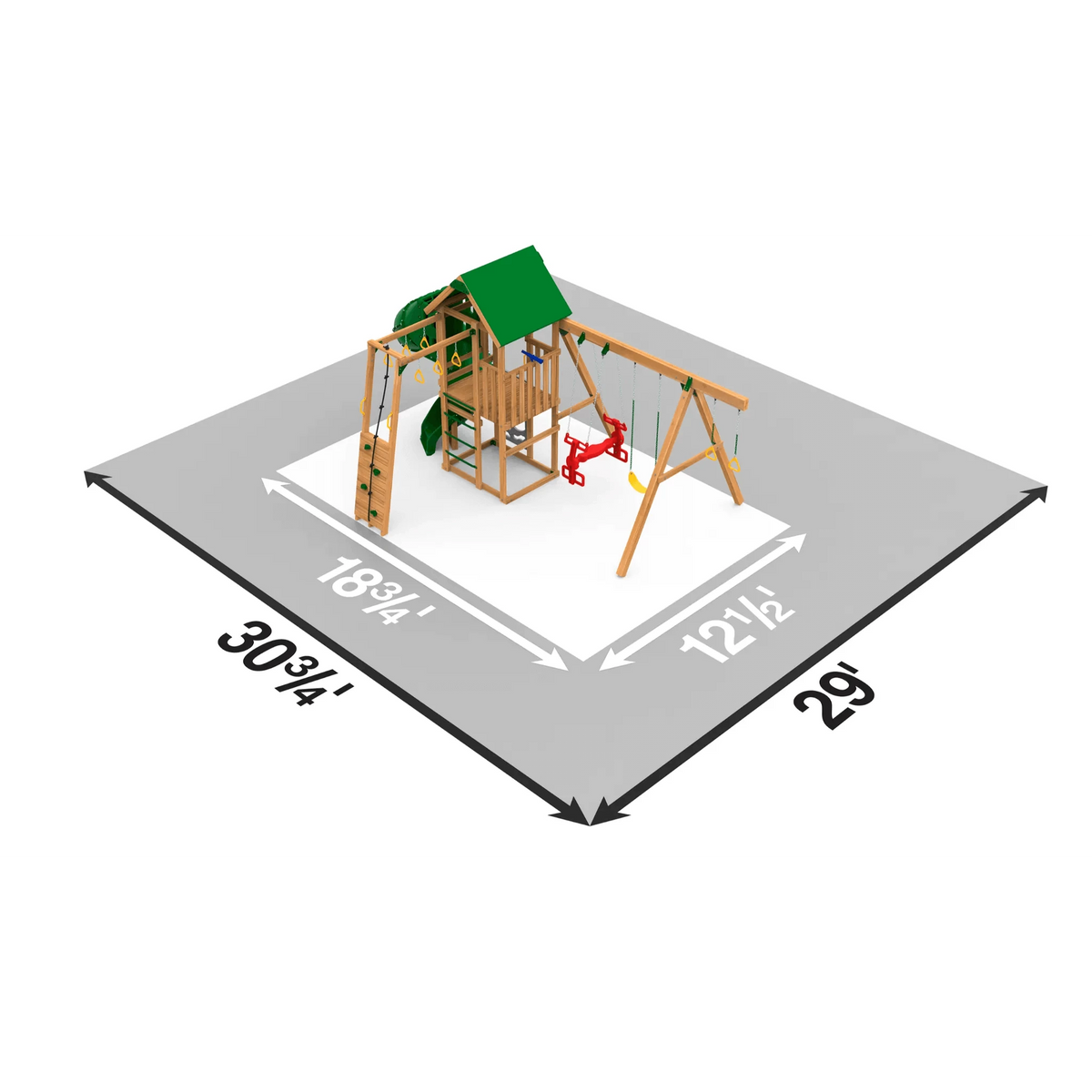 PlayStar Plateau Gold Playset-Factory Built