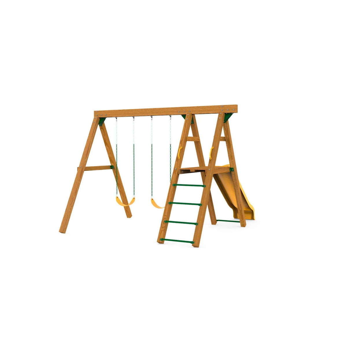 PlayStar Mesa Bronze Swing Set-Factory Built