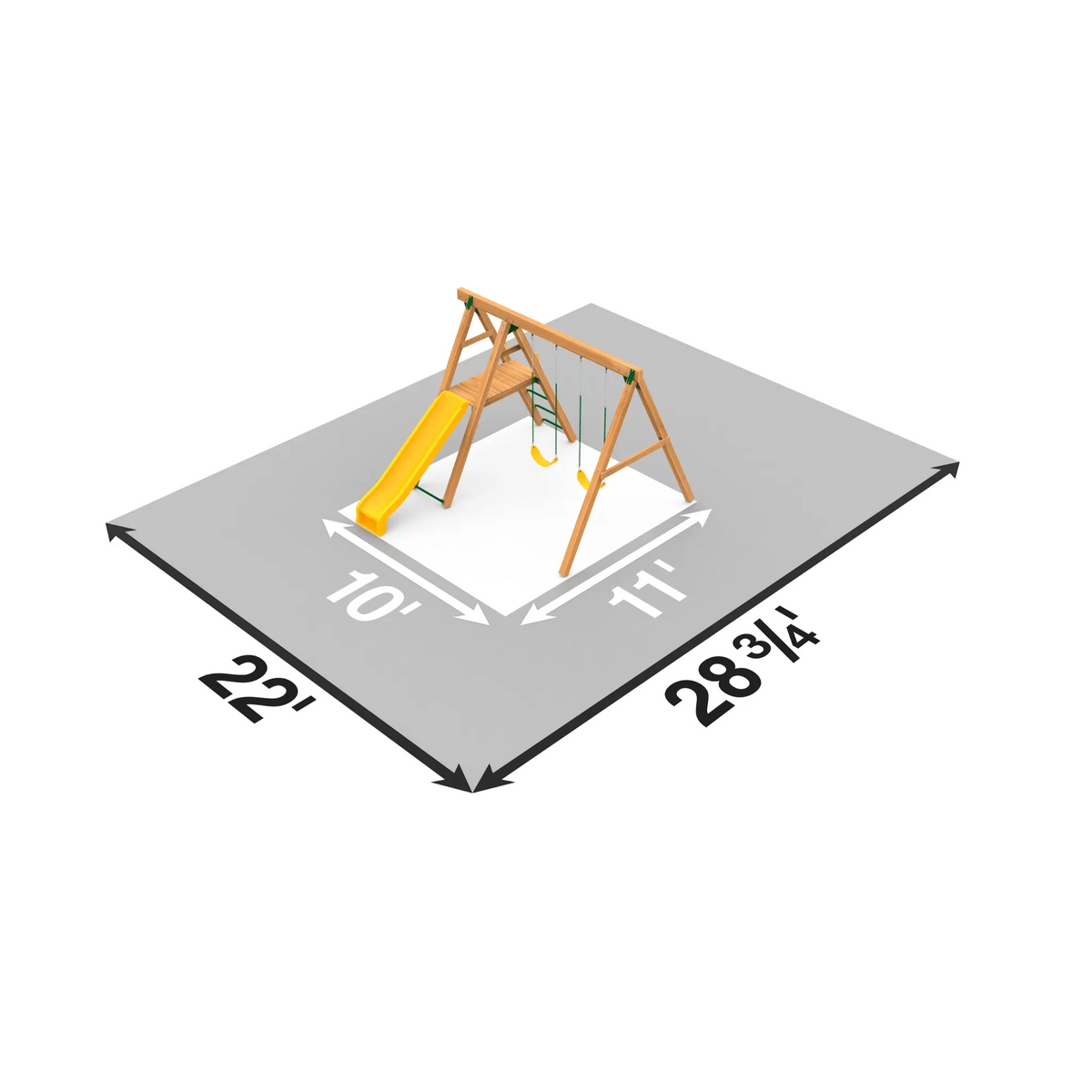 PlayStar Mesa Bronze Swing Set-