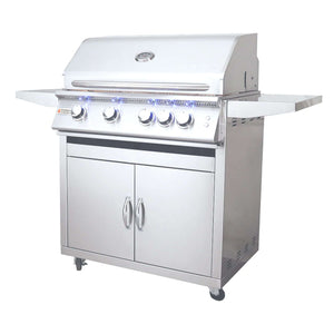 Renaissance Cooking Systems 32" Premier "L" Freestanding Grill-Natural Gas