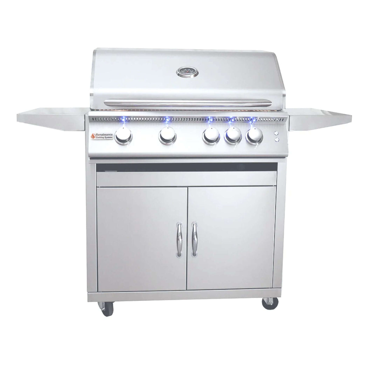 Renaissance Cooking Systems 32" Premier "L" Freestanding Grill-Liquid Propane