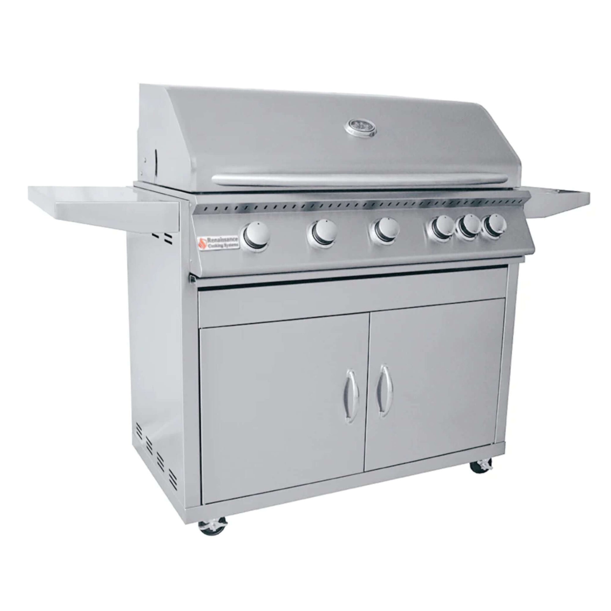 Renaissance Cooking Systems 40" Premier Freestanding Grill-Natural Gas
