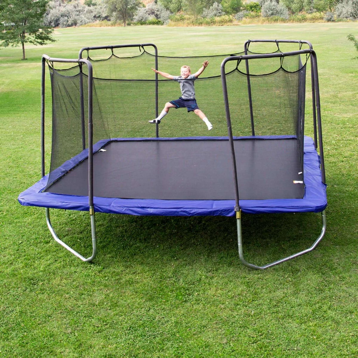 Skywalker Trampolines Square Trampoline 15' - Blue-