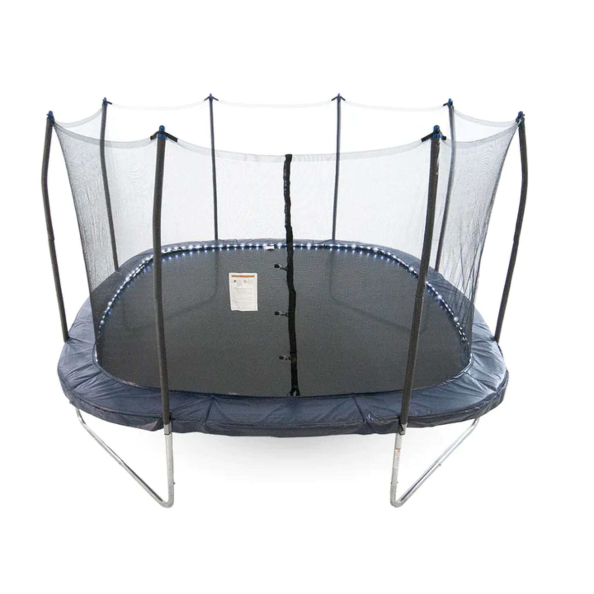Skywalker Trampolines Square Trampoline with Lighted Spring Pad- Navy 13'-Default Title