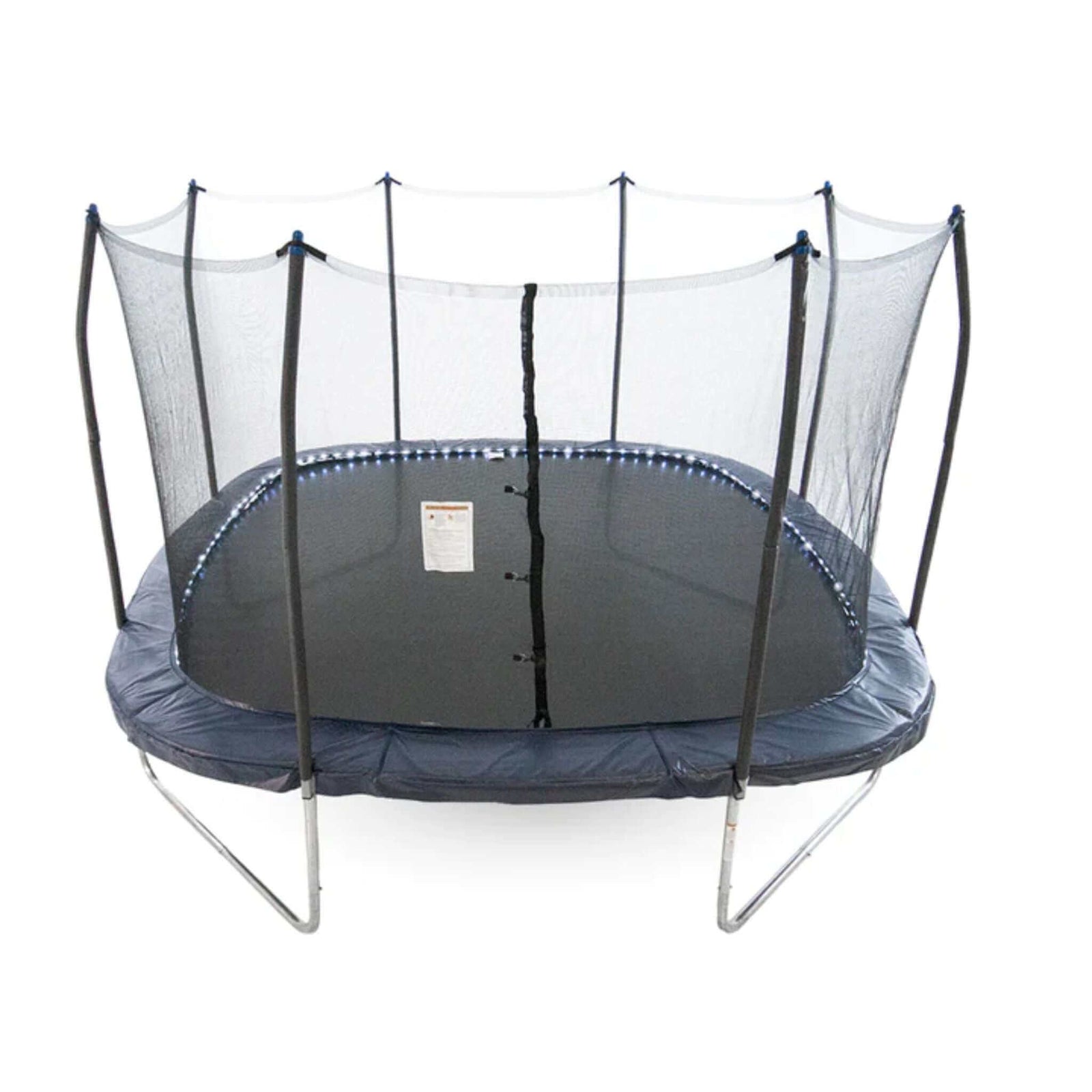 Skywalker Trampolines Square Trampoline with Lighted Spring Pad- Navy 13'-Default Title